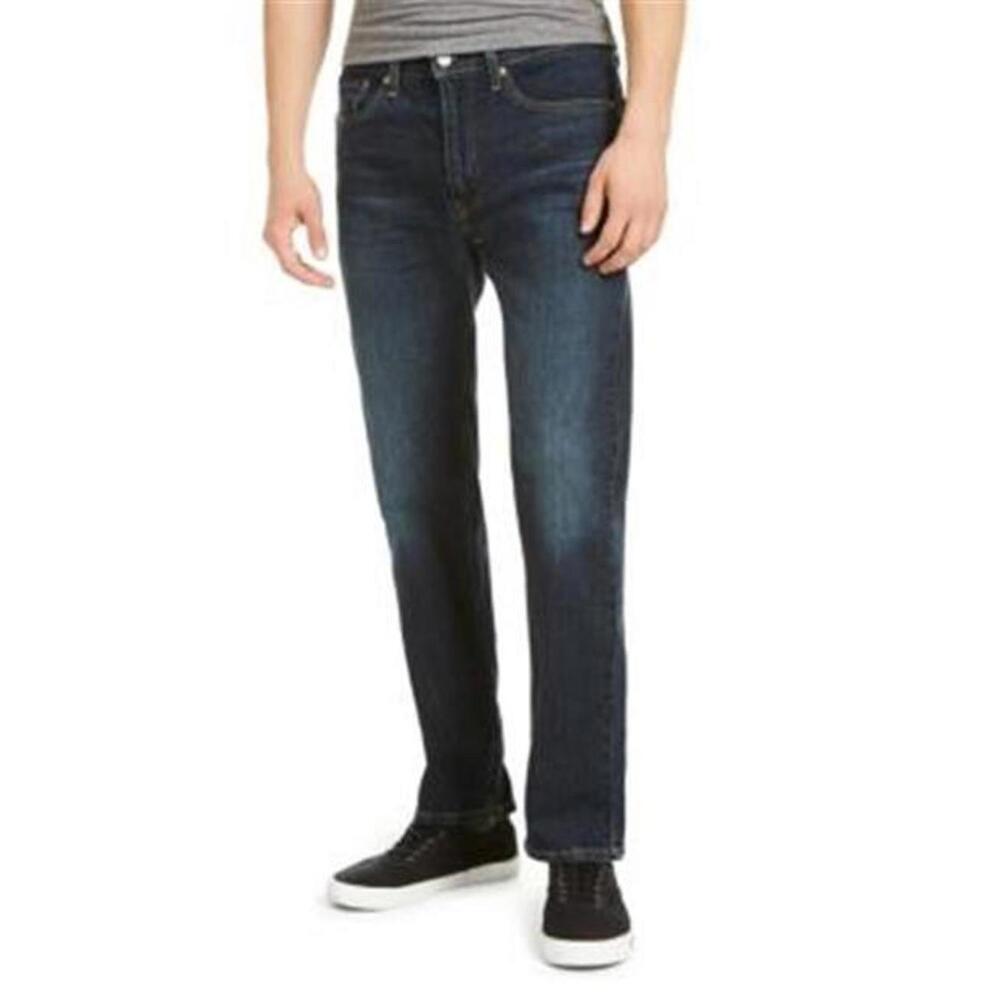 NEW MENS LEVIS 505 REGULAR FIT BLUE JEANS STRAIGHT LEG SIZE 40 X 32 00505-1989